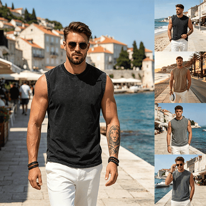 【Novi model 2026】Moderna vintage majica bez rukava ✔ Plaćanje pouzećem ✔ 50% popusta