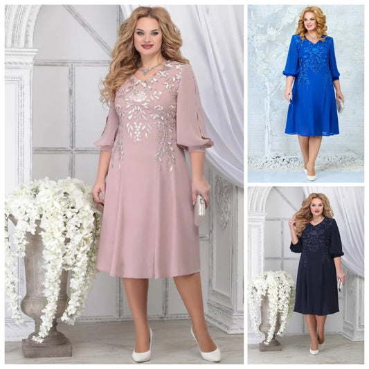 👗【S-3XL】Elegancka sukienka, wygodna i wysokiej jakości.--3669187