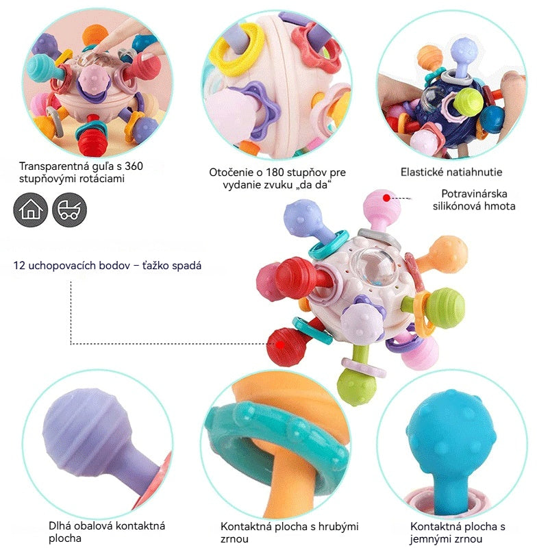 🎁【Priama zľava 25 €】👶👶Perfektný darček pre chlapcov aj dievčatá: senzorické hryzátka pre batoľatá