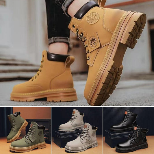 🔥🔥【39-48】Nowe, jesienne i zimowe męskie buty antypoślizgowe na grubej podeszwie, na każdą okazję 3775853