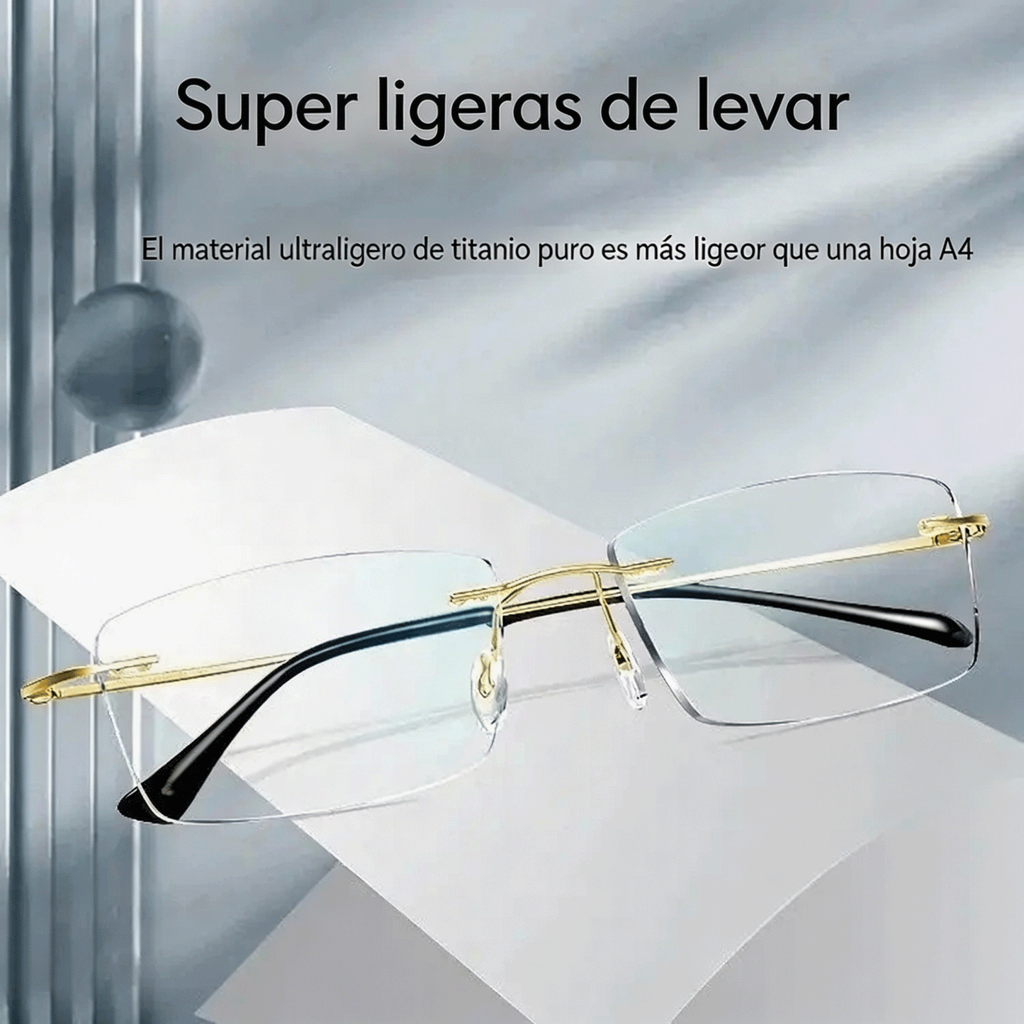 👓 Vysokokvalitné, ultraľahké a vysoko priehľadné profesionálne okuliare bez rámu s ochranou proti modrému svetlu. Unisex dizajn. ✨