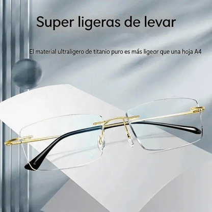 👓 Vysokokvalitné, ultraľahké a vysoko priehľadné profesionálne okuliare bez rámu s ochranou proti modrému svetlu. Unisex dizajn. ✨