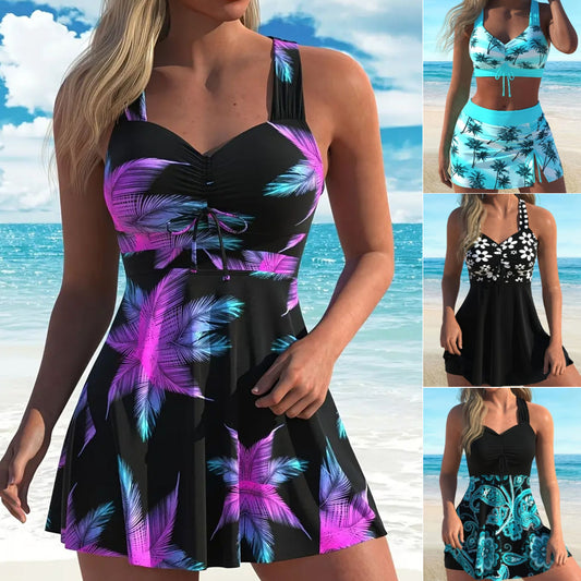 👙【Oferta specjalna na nowość】Kostium kąpielowy z nadrukiem w dużych rozmiarach — ukrywa niedoskonałości figury i optycznie wyszczupla sylwetkę