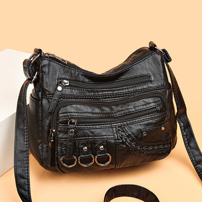 💥【50% zniżka na czas ograniczony】👜2025 nowa torba na ramię / crossbody z miękkiej skóry o dużej pojemności