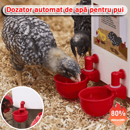 🦆🐔 【Kup 1, otrzymasz 10 gratis】【10 sztuk】Automatyczna miska do pojenia drobiu