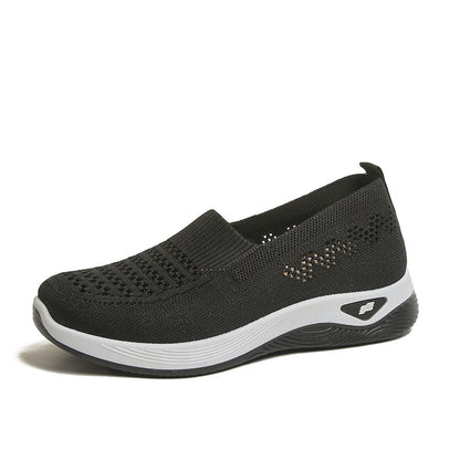 💖Oferta ograniczona czasowo🔥【35-43】🥿Nowe damskie dzianinowe, oddychające, codzienne buty, antypoślizgowe dla mam, płaskie i elastyczne.