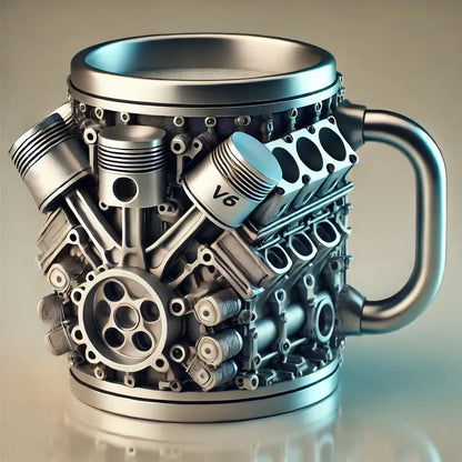 🎁【50% OFF】☕🚗Creative Engine V6V8 Kubek do kawy ze stali nierdzewnej