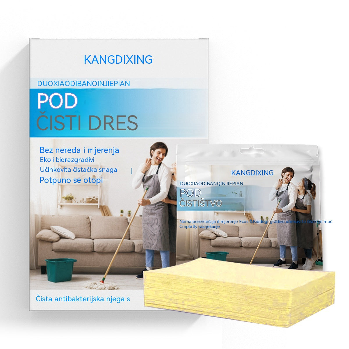 🧹✨ 【240 tableta】antibakterijske i dezodorirajuće višenamjenske tablete za čišćenje | Pogodne za parket, laminatne podove, pločice i zidove kampera