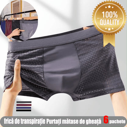 【6 sztuk 】Nowa męska bielizna siatkowa na wiosnę i lato 2024 (L-5XL) 3725378