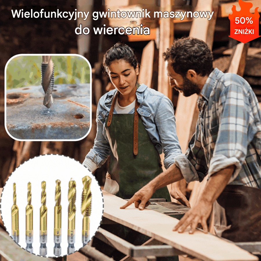 🧰【Compre 6 y llévese 6 gratis.】🔩 Juego de brocas multiusos