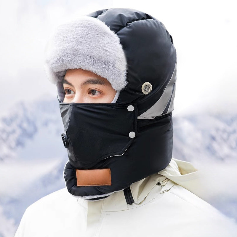 ⛄⛷【50% zniżki】Ochronna czapka z uszami, wiatroszczelna i ciepła 3792846