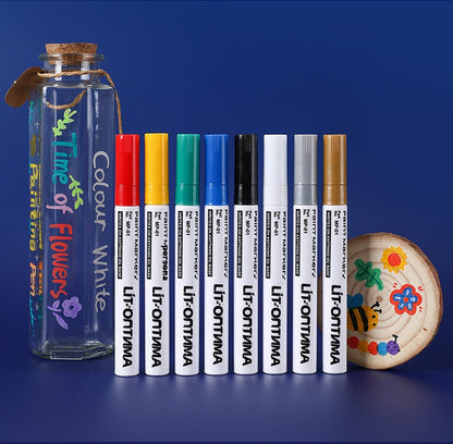 🔥Vodotesné značkovače na pneumatiky áut / Metalické lakovacie fixky