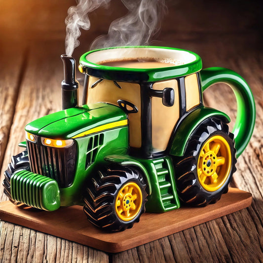 ✨🎁【50% ZNIŻKI】Retro kubek do kawy w kształcie traktora rolniczego