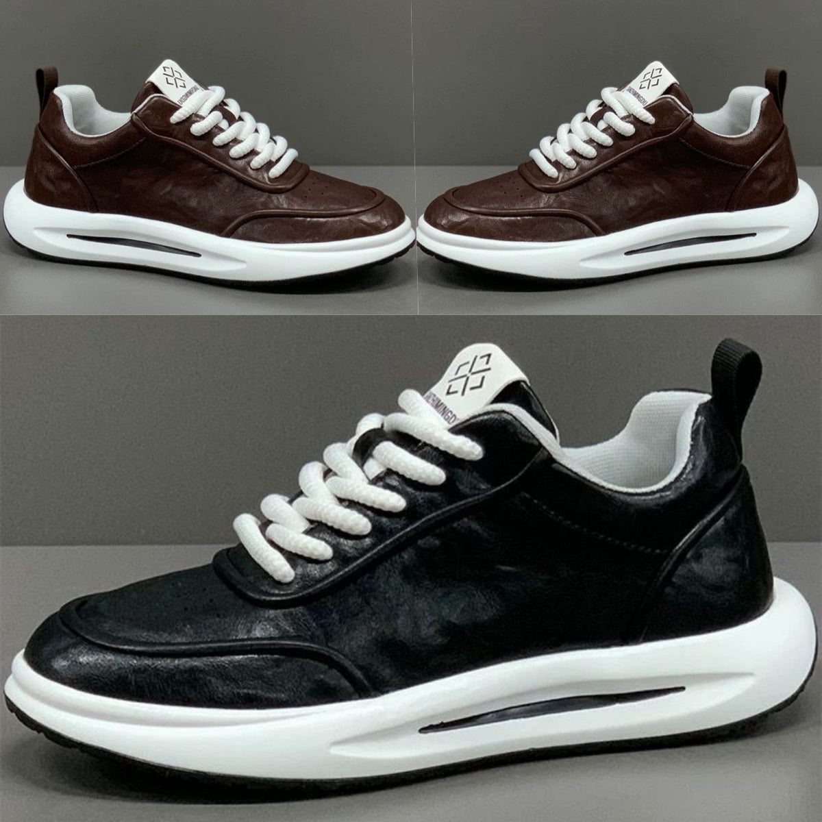 👨👞【39-44】👟 Pánské kožené tenisky｜Pohodlné a odolné｜Klasický design