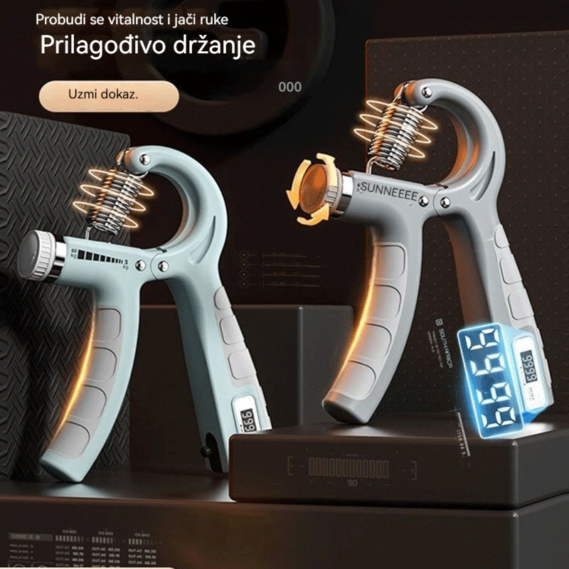 💪🔥Jačalo zápěstí s brojačem a prizpůsobivým odporem - 4207976