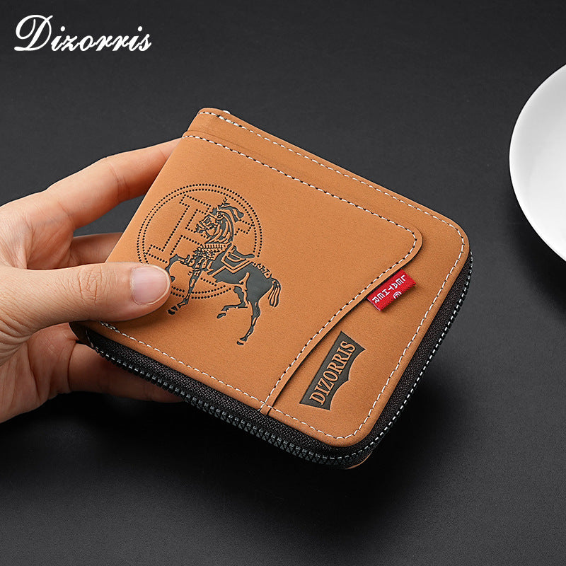 🔥🔥【Kupite 1, dobite 1 gratis】Nova modna retro moška denarnica z zadrgo