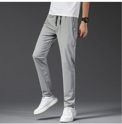 💥🔥【M-5XL】🧊😍 Męskie spodnie z jedwabiu lodowego, super rozciągliwe, oddychające