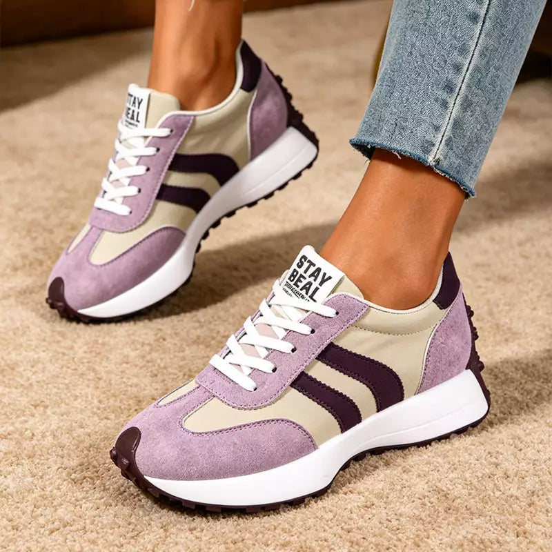 👟✨ Buty sportowe na platformie – styl retro, komfortowe chodzenie i maksymalna oddychalność przez cały dzień!