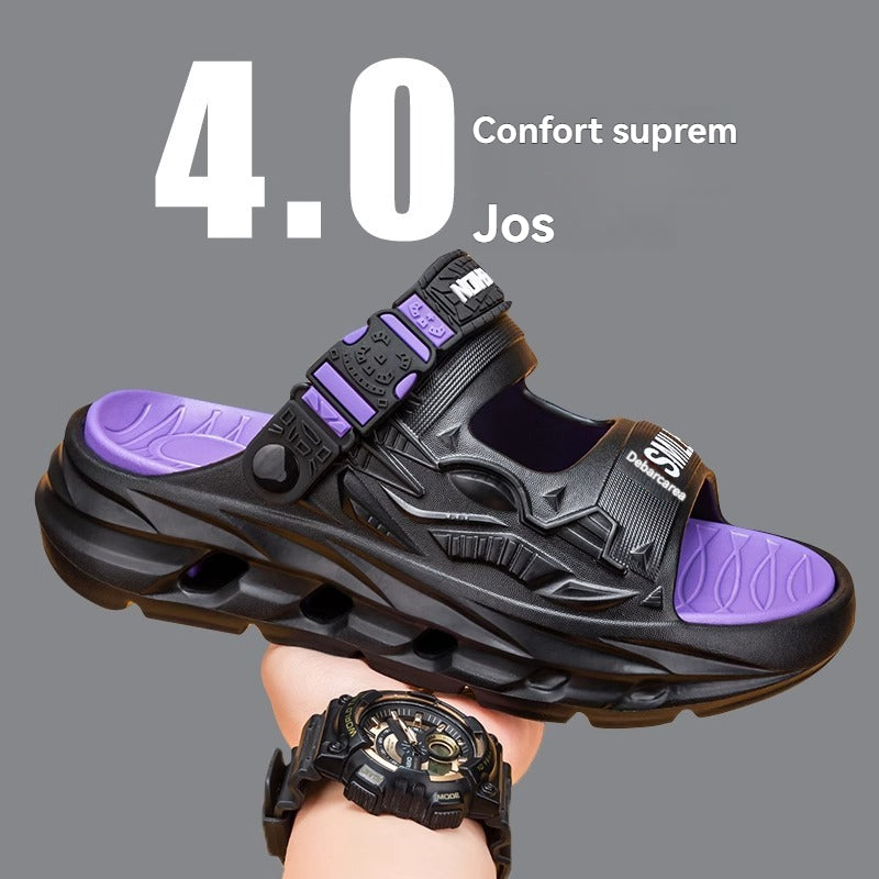 👟[38-45]Sandały plażowe z grubą podeszwą, antypoślizgowe, na lato 2025