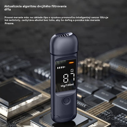 【50% OFF】🍷 Prenosni natančen tester alkohola – preizkusite se pred vožnjo