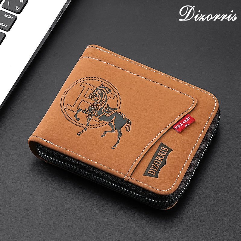 🔥🔥【Kupite 1, dobite 1 gratis】Nova modna retro moška denarnica z zadrgo