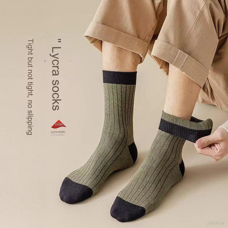 😍🧦【10 par】2024 Nowe męskie bawełniane skarpetki z dezodorantem pochłaniającym pot 3858798