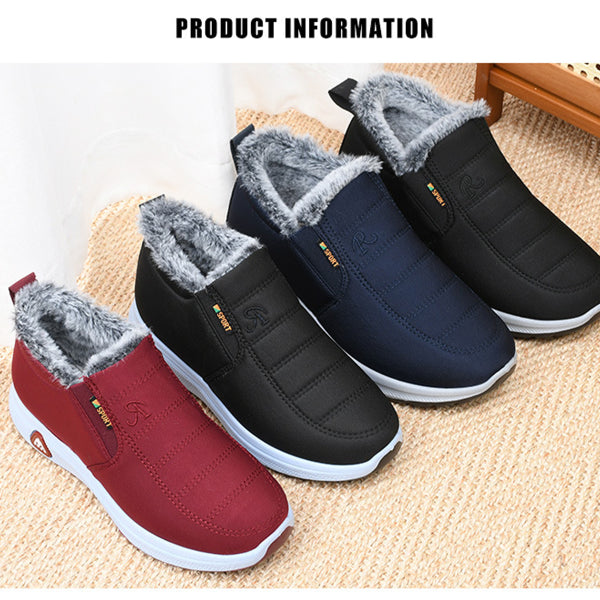 🔥【30% ZNIŻKI】Polarowe i pogrubione🔥[35-41] Damskie ciepłe, bawełniane, wodoodporne buty zimowe3792300