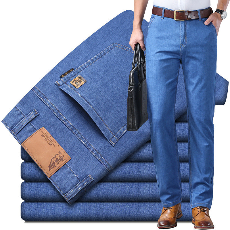 👖👖 [Nowa promocja produktu] Męskie jeansy uniwersalne z prostymi nogawkami, 2025, duży rozmiar