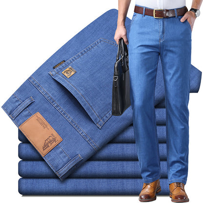 👖👖 [Nowa promocja produktu] Męskie jeansy uniwersalne z prostymi nogawkami, 2025, duży rozmiar
