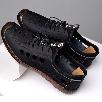【Nowe buty na wiosnę】【39-44】 2025 Nowe letnie, oddychające ażurowe męskie buty na co dzień z miękką podeszwą 3923481