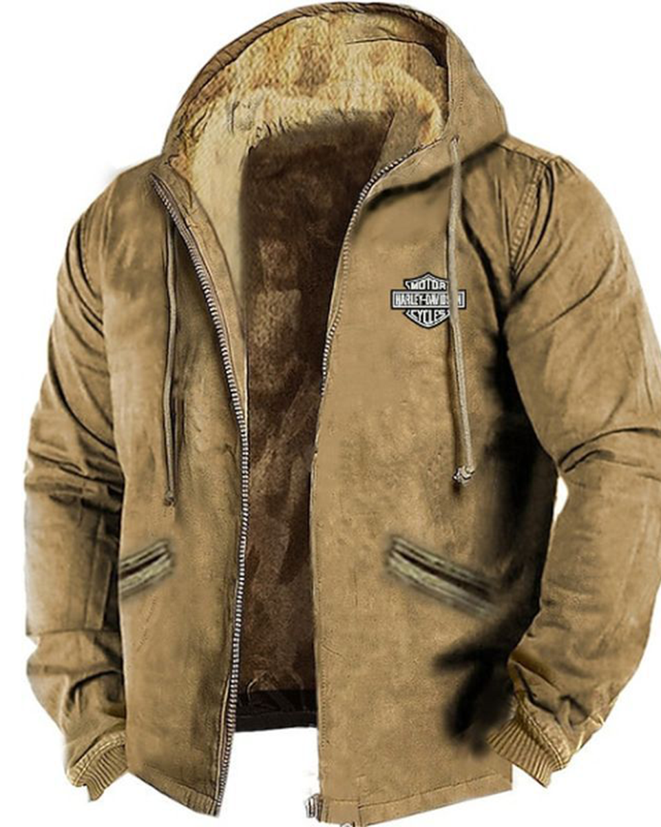 🔥💥【M-5XL】Pánská Mikina s Kapucí 2025 – Podzimní a Zimní Móda, Zpevnění, Teplá a Pohodlná do Chladu