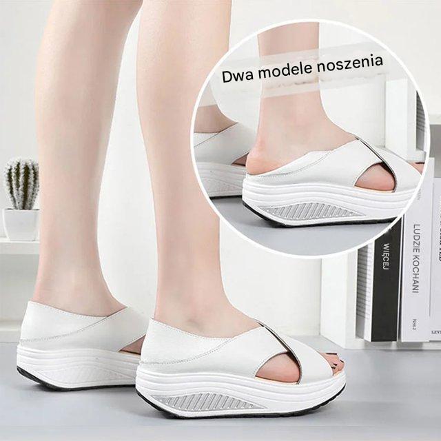 Letnia promocja -50%🔥【35-43】Najnowsze damskie sandały casual 2025, na grubej podeszwie, przewiewne z otwartym noskiem