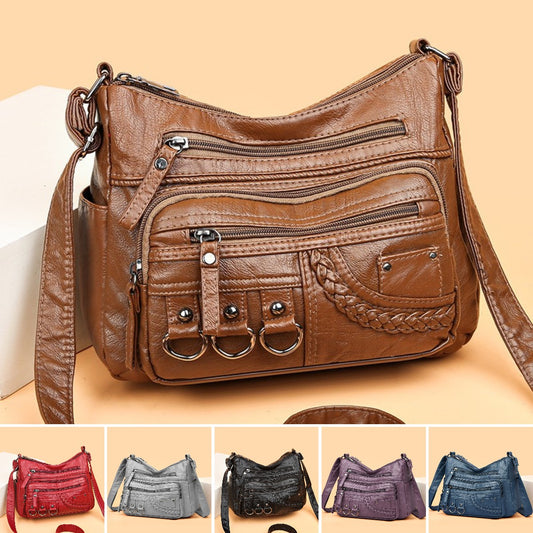💥【50% zniżka na czas ograniczony】👜2025 nowa torba na ramię / crossbody z miękkiej skóry o dużej pojemności
