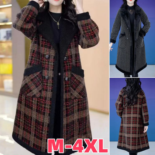 🥻【M-4XL】2024 nowa, modna, pogrubiona, ciepła kurtka wiatrowa✨ 3820150