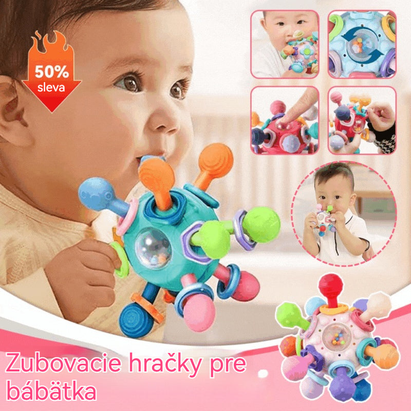 🎁【Priama zľava 25 €】👶👶Perfektný darček pre chlapcov aj dievčatá: senzorické hryzátka pre batoľatá