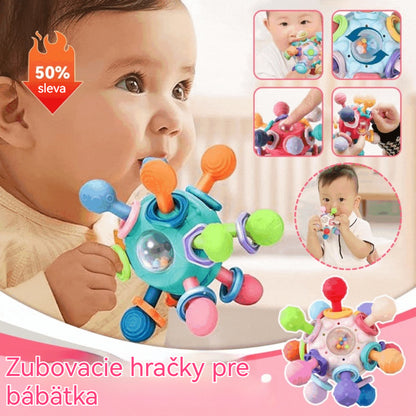 🎁【Priama zľava 25 €】👶👶Perfektný darček pre chlapcov aj dievčatá: senzorické hryzátka pre batoľatá