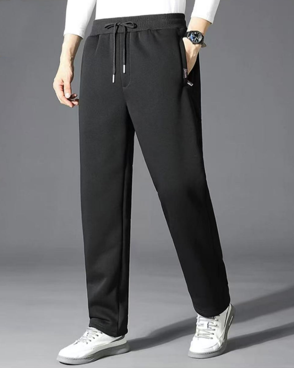👖 【Kup 1, a 1 dostaniesz gratis】【M-5XL】 Zimowe męskie zimowe spodnie z owczej wełny 2024, zagęszczone, na co dzień, ciepłe, ciepłe spodnie dresowe--3828822