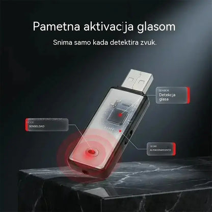 Prijenosni USB snimač visoke razlučivosti sa smanjenjem šuma