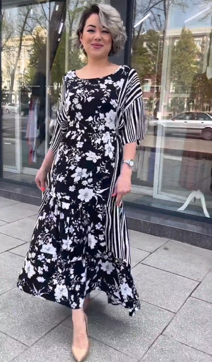 Super niskie ceny na koniec miesiąca💥Nowa sukienka letnia 2025 z kwiatowym wzorem✅Elegancka i urocza✅Miękki materiał