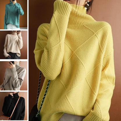 🔥49% zniżki przez ograniczony czas🔥Wysokiej jakości luźny sweter damski z kaszmiru - można go nosić jako warstwę bazową lub warstwę zewnętrzną--3767920