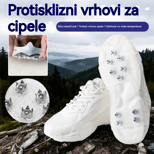 👴🚶🏔️Kupi 1, uzmi 1 besplatno🔥Skrivena 5-zupanjska antiprlizna šlepca za led, prozirni vanjski šlepci za led, primjeni za penjanje po snijegu, penjanje planina, penjanje po stijenama, zimski leden površine, neophodni za starije osobe.