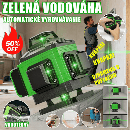 🧰 🔧 Přesná laserová vodováha 3 v 1 - infračervené měření, nabíjení přes USB a adaptér zdarma! Ideální pro každou domácnost nebo stavbu.