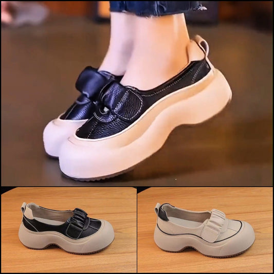 🔥【35-40】👟2024 nowe modne skórzane wygodne trampki w stylu retro do uprawiania sportu i rekreacji 3738194