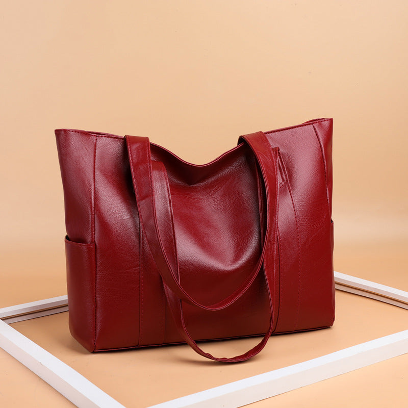 Limitovaná zľava 43 % 👜 Nová módna dámska kabelka z mäkkej kože cez rameno✨ Casual s veľkou kapacitou✨