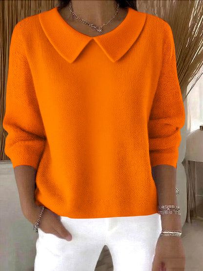 🔥【S-3XL】Wygodny top z długim rękawem i dekoltem w serek na jesień i zimę