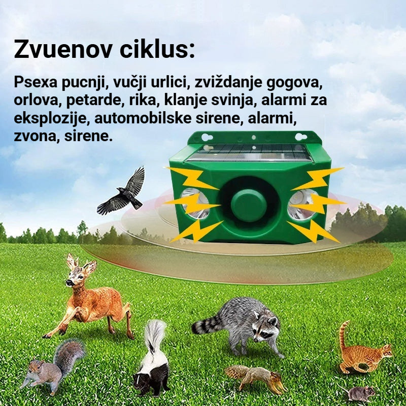 【✨Vremenski ograničena ponuda】🐅Solarna lampa za odbijanje ptica