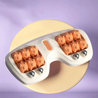 [Časově omezený výprodej] 🔥Novinka💜 Přenosný masážní přístroj na nohy s dvojitým válečkem💜