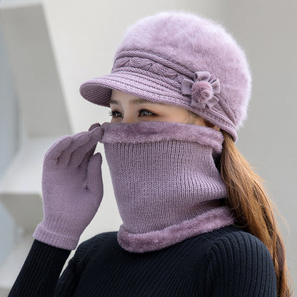 💥 50% OFF-【Czapki+Szalik+Rękawiczki】 Stylowa czapka pluszowa na jesień i zimę 3808947