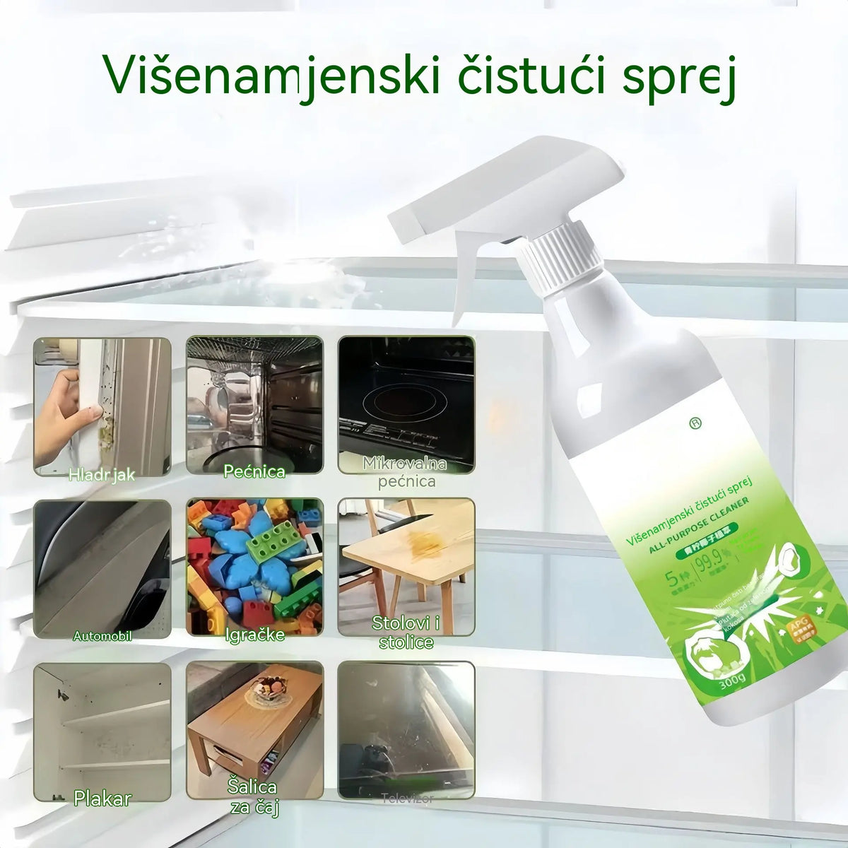 🔥Univerzalni sprej za čišćenje, bez ispiranja