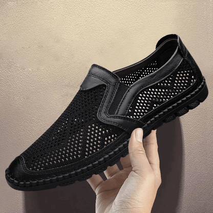 【⚡Veliko sniženje! −37 €】Moderne prozračne muške mrežaste cipele丨Slip-on丨Lagane i protuklizne